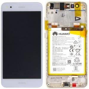Écran LCD + Tactile Avec Cadre Huawei P9 Lite Mini/Y6 Pro (2017) (SLA-L02, SLA-L22, SLA-L03) - 02351TUY/02351KQL - Blanc