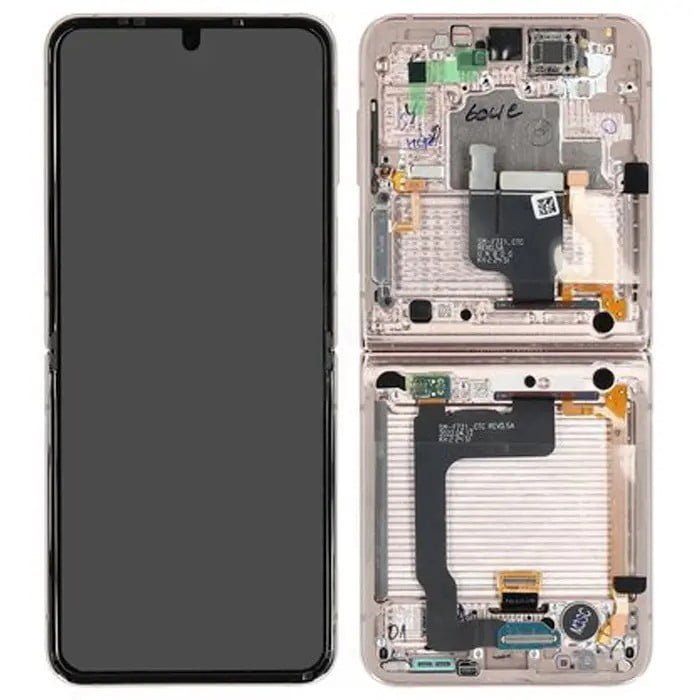 Écran LCD Tactile avec Cadre Samsung Galaxy Z Flip 4 - SM-F721B - GH82-29440C/GH82-29441C/GH82-30238C/GH82-30239C - Rose Gold 2 Écran LCD Tactile avec Cadre Samsung Galaxy Z Flip 4 - SM-F721B - GH82-29440C/GH82-29441C/GH82-30238C/GH82-30239C - Rose Gold