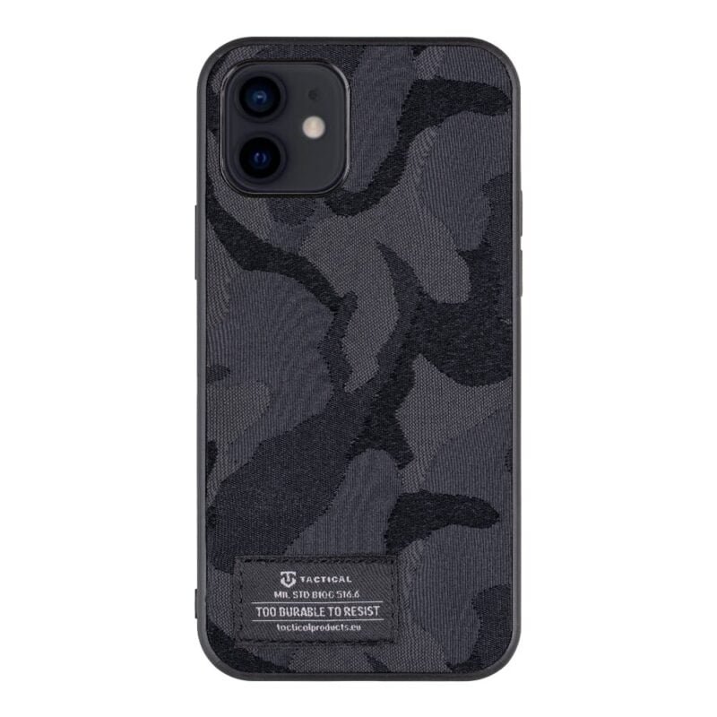 Tactical iPhone 12/iPhone 12 Pro Camo Troop Cover - 8596311209291 - Noir