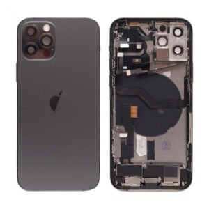 Cache arrière iPhone 12 Pro Max Avec petites pièces  Graphite