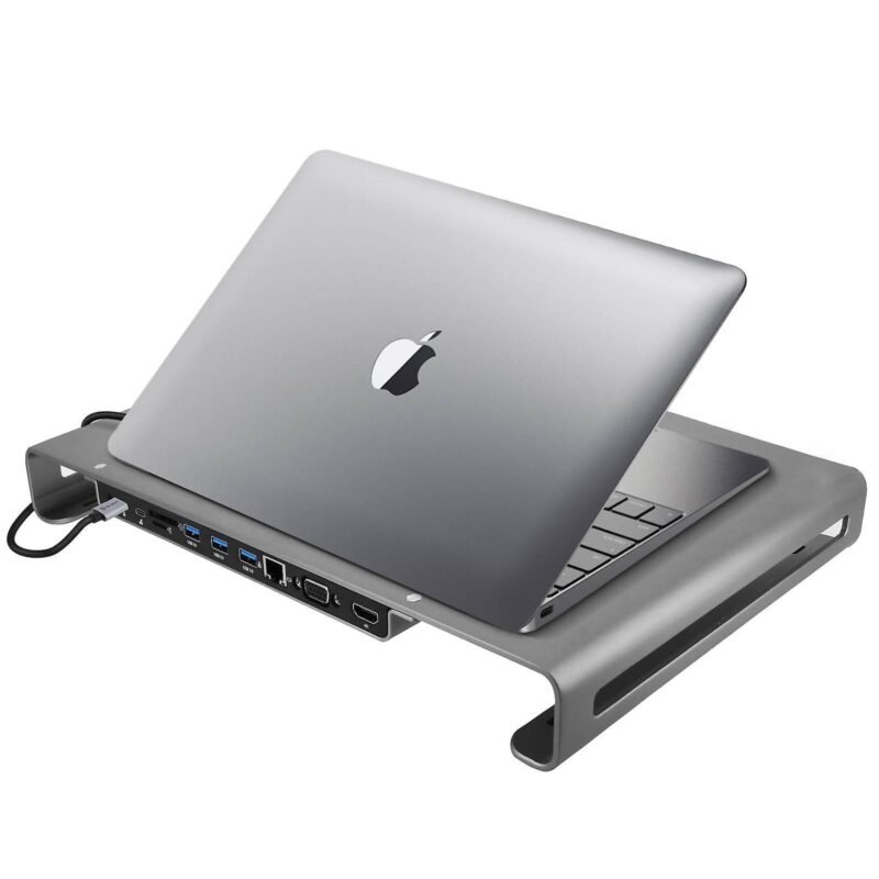 Swissten 10-In-1 Integrated USB-C Hub - 44040104 - For Macbook / Laptop 2 Swissten 10-In-1 Integrated USB-C Hub - 44040104 - For Macbook / Laptop