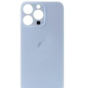 Apple iPhone 13 Pro Vitre Verre Arrière  (Large ouverture de caméra)  Sierra Bleu