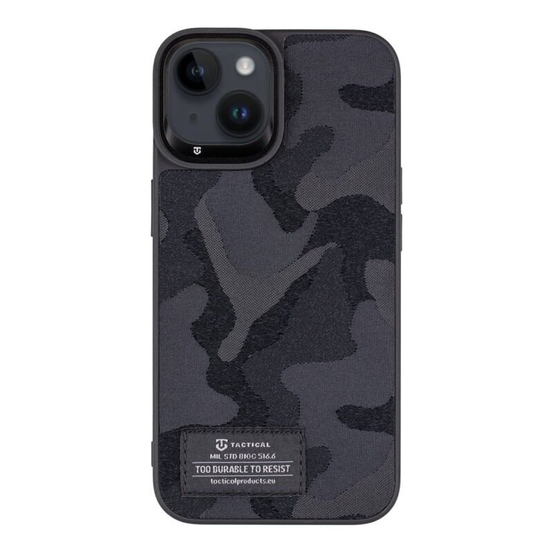 Tactical iPhone 14 Camo Troop Cover - 8596311209246 - Noir