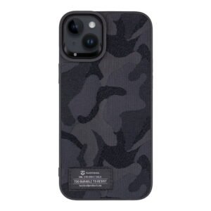Tactical iPhone 14 Plus Camo Troop Cover - 8596311209260 - Noir