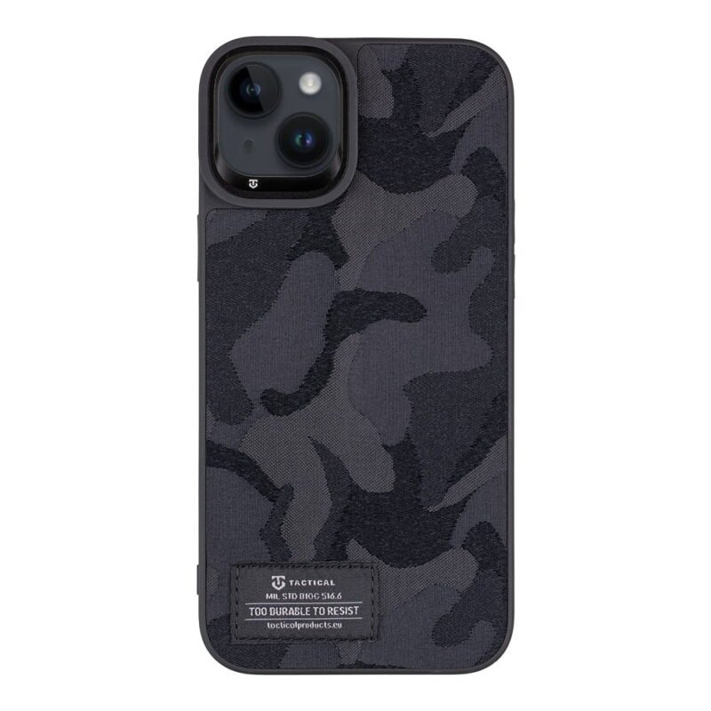 Tactical iPhone 14 Plus Camo Troop Cover - 8596311209260 - Noir