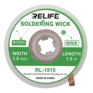 Relife Desoldering Wick  (1.5m Long - 1.5mm Wide) - RL-1515