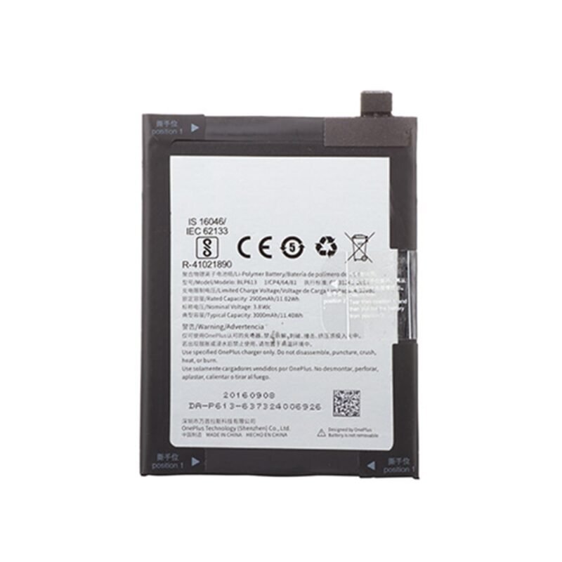 OnePlus 3T Batterie BLP633 - 3400 mAh
