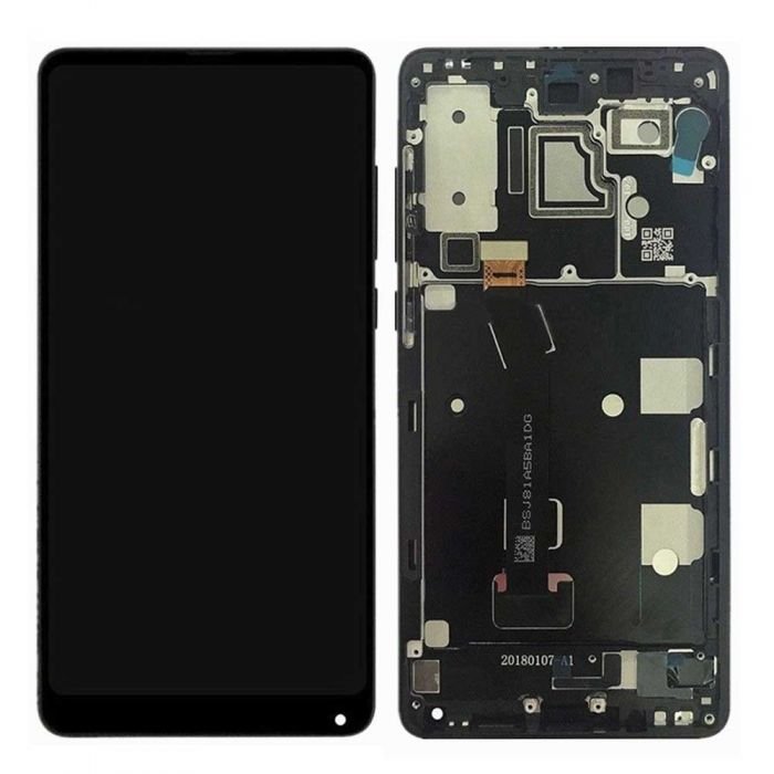 Xiaomi Mi Mix 2S Écran LCD Tactile avec Cadre Noir 2 Xiaomi Mi Mix 2S Écran LCD Tactile avec Cadre Noir