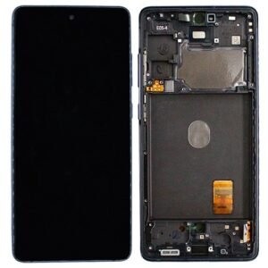 Écran LCD + Tactile Avec Cadre Samsung Galaxy S20 FE 4G SM-G780F/Galaxy S20 FE 5G SM-G781B Écran GH82-24220A/GH82-24219A/GH82-24214A/GH82-24215A Blue