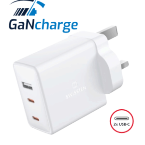 Swissten USB-C UK Travel Charger (70W) - 22045500 - Blanc