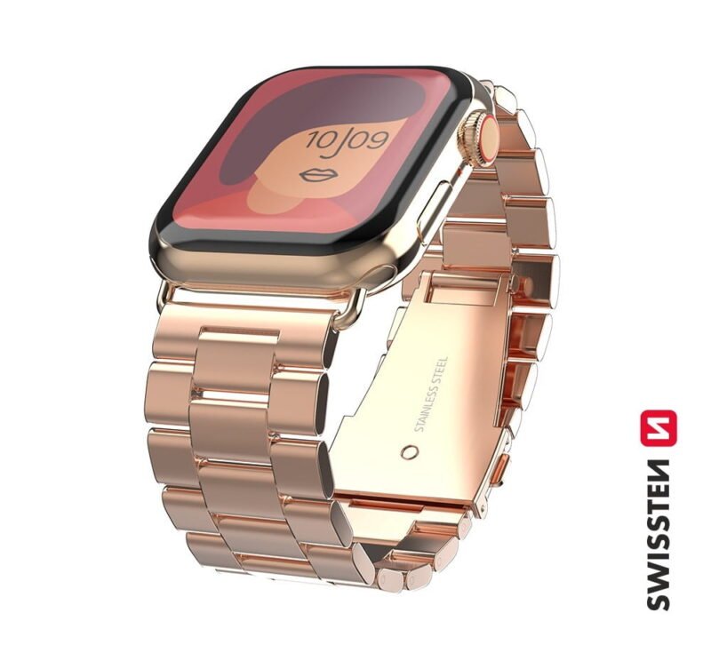 Swissten Apple Watch 42-44mm Metal Band - 46000313 - Gold 2 Swissten Apple Watch 42-44mm Metal Band - 46000313 - Gold
