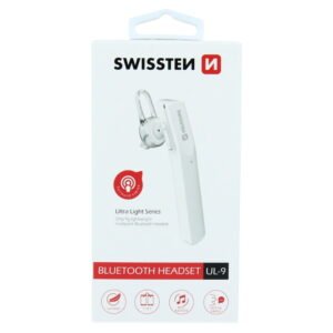 Swissten Ultra Light Bluetooth Headset - 51105100 - Blanc