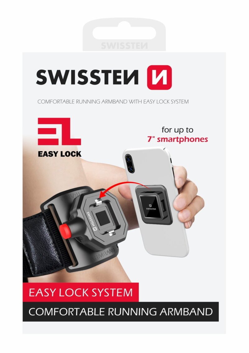 Swissten Easy Lock Armbad - 61001000 - Up to Phones for 7.0" 2 Swissten Easy Lock Armbad - 61001000 - Up to Phones for 7.0"