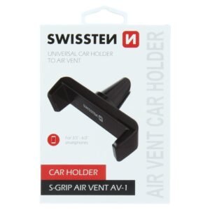 Swissten S-Grip AV-1 Air Vent Car Holder - 65010401 - Up to Phones for 6.0" - Noir