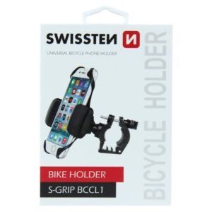 Swissten S-Grip BCCL1 Bike Holder - 65010404 - Up to Phones for 6.0" - Noir