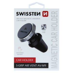 Swissten S-Grip M9 Magnetic Air Vent Car Holder - 65010424 - Argent