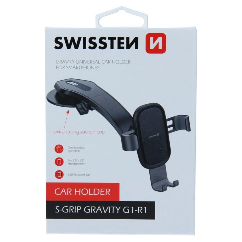 Swissten S-Grip G1-R1 Gravity Universal Car Holder - 65010600 - Noir