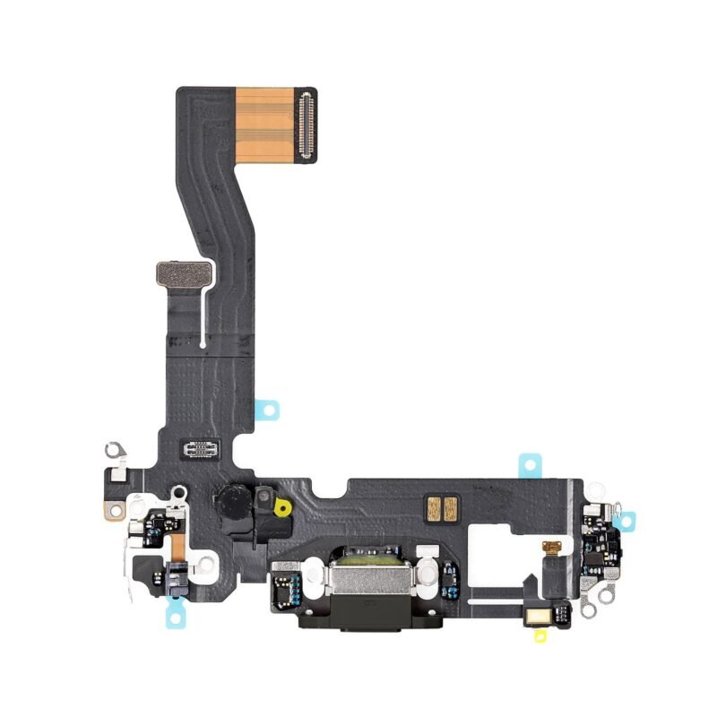 Connecteur de charge iPhone 12/iPhone 12 Pro Noir 2 Connecteur de charge iPhone 12/iPhone 12 Pro Noir