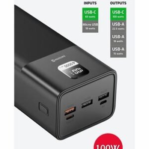 Swissten PowerLine Powerbank (100W) - 22013941 - 40.000 mAh - Noir