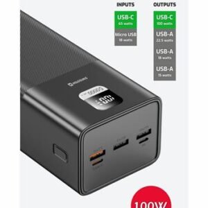 Swissten PowerLine Powerbank (100W) - 22013942 - 50.000 mAh - Noir
