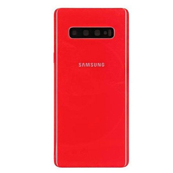 Samsung G975F Galaxy S10 Plus Cache arrière + Objectif Rouge 2 Samsung G975F Galaxy S10 Plus Cache arrière + Objectif Rouge