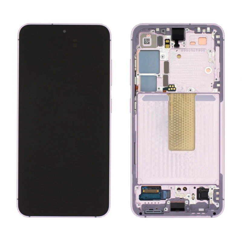 Écran LCD + Tactile Avec Cadre Samsung Galaxy S23 SM-S911B - GH82-30481D/GH82-30480D - Lavender