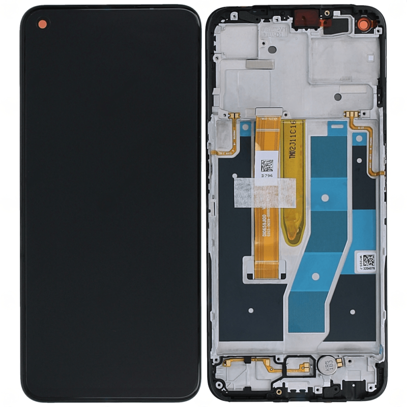 Écran LCD + Tactile Avec Cadre Realme 9 Pro 5G (RMX3471)/9 5G (RMX3474) - 4130050 - Noir
