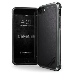 X-doria Apple iPhone 7/iPhone 8 Hard Case Defence Lux - 3X170152A | 6950941460569 Noir Leather
