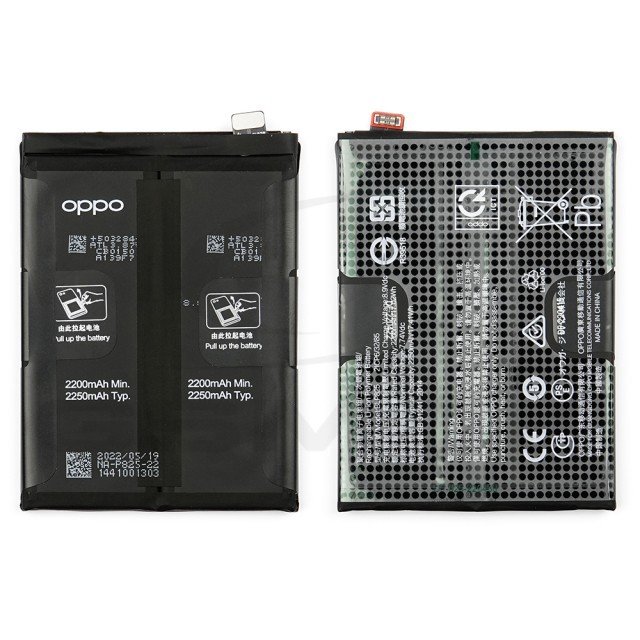 Batterie Oppo Find X3 Neo (CPH2207)/Reno 5 5G (CPH2145) - 4906043 - BLP823 - 4300 mAh 2 Batterie Oppo Find X3 Neo (CPH2207)/Reno 5 5G (CPH2145) - 4906043 - BLP823 - 4300 mAh