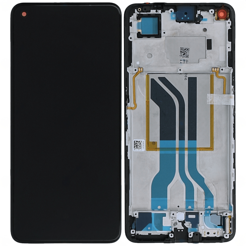 Écran LCD Tactile avec Cadre Realme GT Neo 2 (RMX3370) - 4908662 - Noir 2 Écran LCD Tactile avec Cadre Realme GT Neo 2 (RMX3370) - 4908662 - Noir