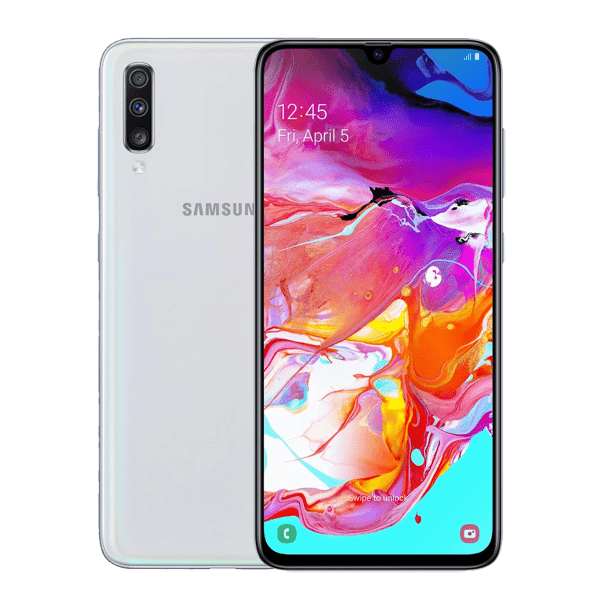 Samsung Galaxy A70 SM-A705F - 64Go - Reconditionné Grade A - Blanc 2 Samsung Galaxy A70 SM-A705F - 64Go - Reconditionné Grade A - Blanc