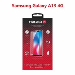 Swissten SM-A135F Galaxy A13 4G/SM-A137F Galaxy A13 Film Verre Trempé - 54501822 - Full Glue - Noir