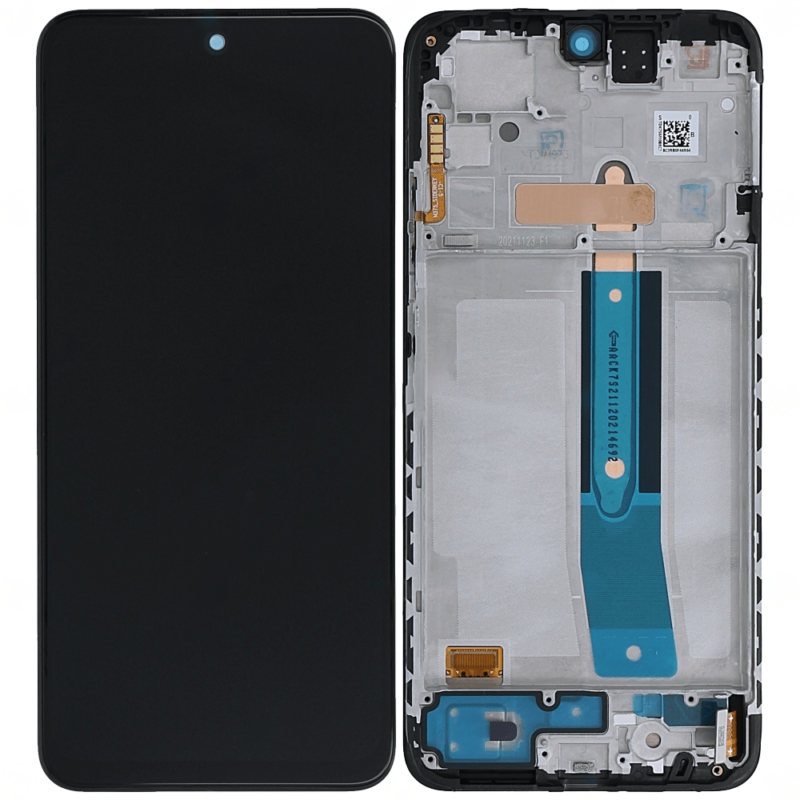 Xiaomi Redmi Note 11S 4G (2201117SG) Écran LCD + écran tactile + cadre - 5600010K7S00 - Noir