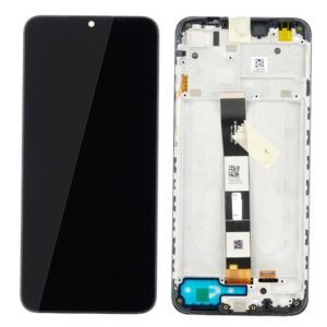 Écran LCD + Tactile Avec Cadre Xiaomi Redmi 9AT (M2006C3LVG) - 560001C3LV00 - Noir