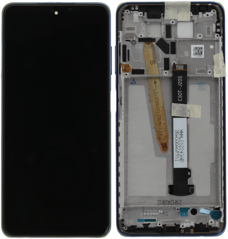 Écran LCD + Tactile Avec Cadre Xiaomi Poco X3 Pro (M2102J20SG) - 560003J20S00 - Bleu