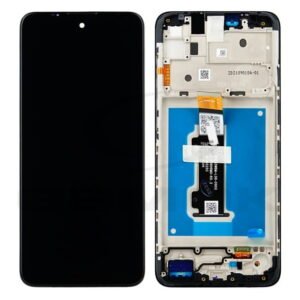 Écran LCD + Tactile Avec Cadre Motorola Moto E30 (XT2158)/Moto E40 (XT2159) - 5D68C19697 - Noir