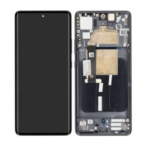 Écran LCD + Tactile Avec Cadre Motorola Moto Edge 30 Fusion  (XT2243) - 5D68C21527 - Gris