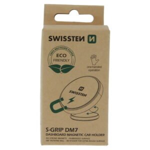 Swissten S-Grip DM7 Magnetic Car Holder - 65010421ECO - Eco Packing - Noir