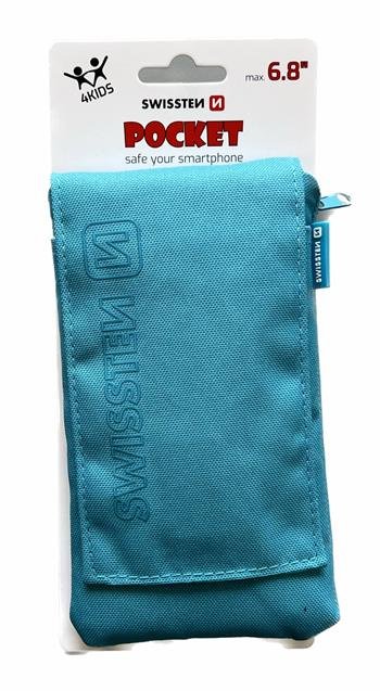 Swissten Pocket Case - 65300300 - 6,8" - Bleu 2 Swissten Pocket Case - 65300300 - 6,8" - Bleu