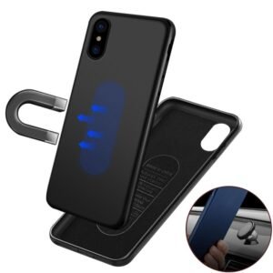 Samsung G965F Galaxy S9 Plus - Sulada Slim Magnetic Coque TPU - Noir