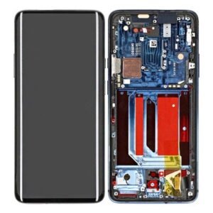 OnePlus 7 Pro (GM1910) Écran LCD + Tactile Avec Cadre  - Bleu