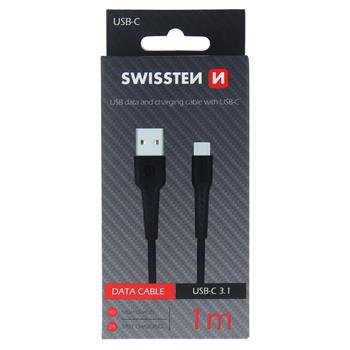 Swissten Type-C USB Cable - 71505530 - 1m - Noir 2 Swissten Type-C USB Cable - 71505530 - 1m - Noir