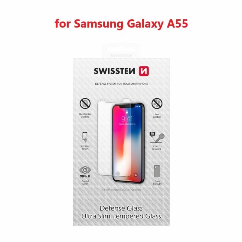 Swissten SM-A556B Samsung Galaxy A55 Film Verre Trempé - 74517974 2 Swissten SM-A556B Samsung Galaxy A55 Film Verre Trempé - 74517974