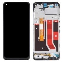 Écran LCD + Tactile Avec Cadre Oppo A32 (PDVM00) - Noir