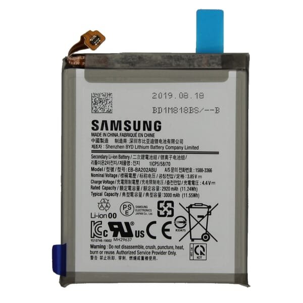 Samsung Galaxy A20e SM-A202F Batterie EB-BA202ABU - 3000 mAh GH82-20188A 2 Samsung Galaxy A20e SM-A202F Batterie EB-BA202ABU - 3000 mAh GH82-20188A