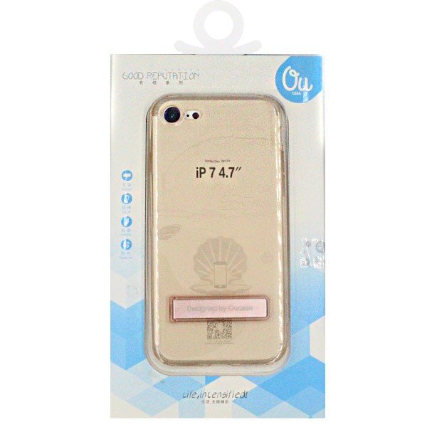Oucase Apple iPhone 7/iPhone 8 Coque TPU Good Reputation Series - Rose Gold 2 Oucase Apple iPhone 7/iPhone 8 Coque TPU Good Reputation Series - Rose Gold
