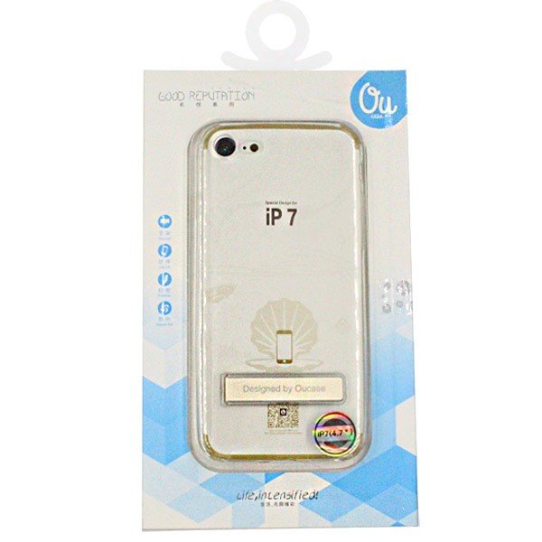 Oucase Apple iPhone 7/iPhone 8 Coque TPU Good Reputation Series - Transparent 2 Oucase Apple iPhone 7/iPhone 8 Coque TPU Good Reputation Series - Transparent