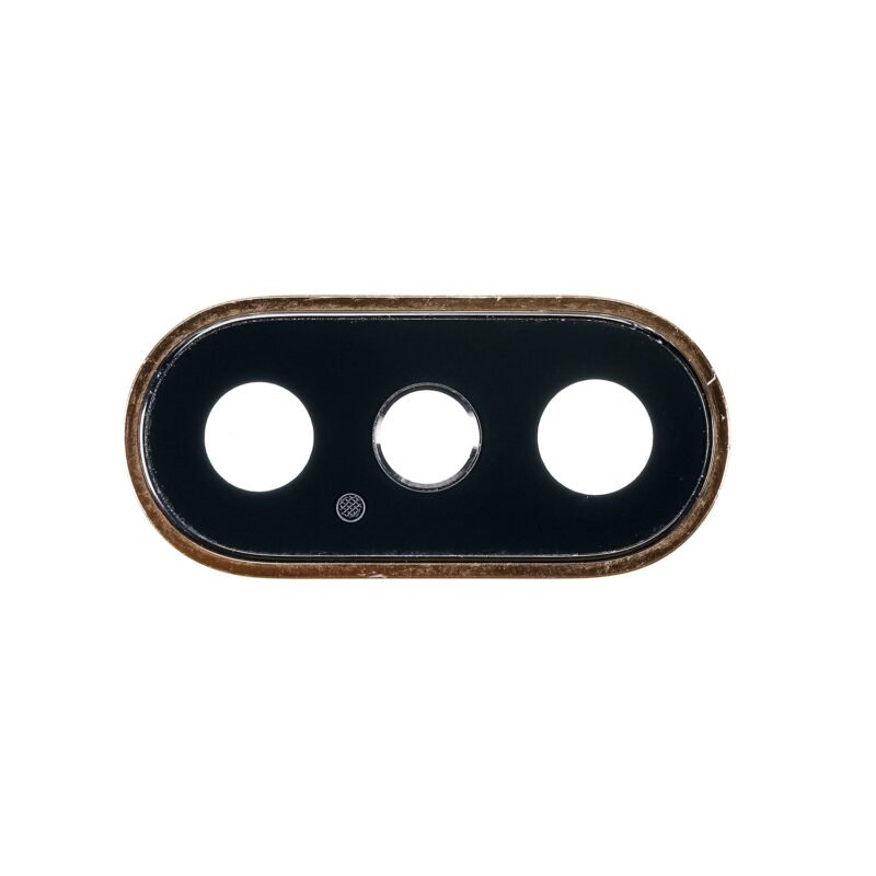 Apple iPhone XS Objectif Photo + Cadre Gold 2 Apple iPhone XS Objectif Photo + Cadre Gold