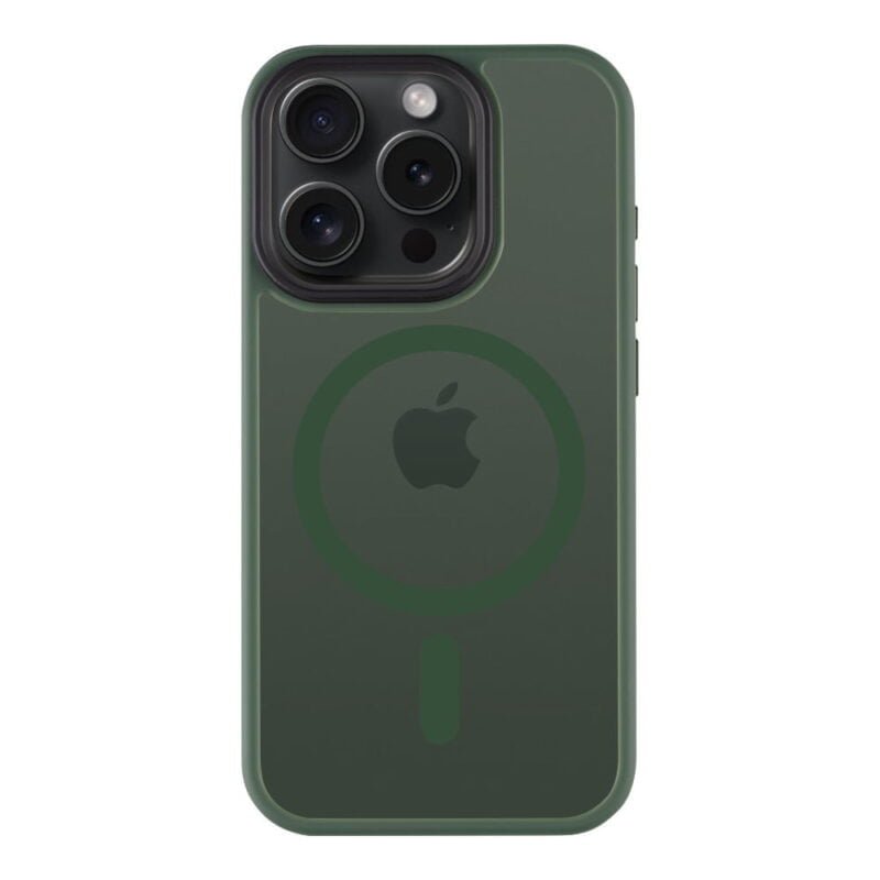 Tactical iPhone 15 Pro MagForce Hyperstealth Cover - 8596311221354 - Forest Vert