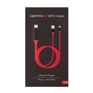 8Pin USB Converter for iPhone HDMI Cable HDTV Adapter